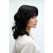 Buy WIG ME UP 6370-1B Black Shoulder Length Curly Wig with Bangs - 40 cm | International Shipping Available - Buy Online on SooperMarket.com