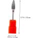 PLAFOPE Nail Polisher Drill Bits for Nail Professional Drill Bits Nail Grinding Drill Bit Nail Art Supplies Nail Drill Bit Metal Nail Bits Nail Grinding Heads Nail Drill Tips Polishing Bit 7x1.3cm As Shown 1 - Buy Online on SooperMarket.com
