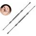 2pcs Stainless Steel Ear Scratches Curulette Ear Wax Remover Spiral Spring Ear Scratches Ear Cleaners - Buy Online on SooperMarket.com