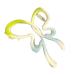 Limtula Lovely Hair Claw Hollowed out Butterfly Shape Hair Clip for Woman Camping Ponytail Hair Delicate Jaw Clip for Girl Green