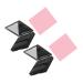 MUSISALY 2 Sets Oil Absorbing Paper with Puff Oil Blotting Paper Face Cleaning Paper Facial Oil Control Paper Cleaning Tissue Oil-Absorbing Papers Face Oil Cleaning Paper
