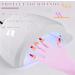 Betinyar 2 Sets of UV Protection Gloves for Gel Manicure UV Gloves for Gel Nail Lamp Protects Hand Skin from UV Rays Sunscreen Gloves(Purple) - Buy Online on SooperMarket.com