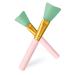 Face Mask Brush Set - 2 Silicone Makeup Applicators for Charcoal Mud and Clay Masks | Perfect for Skincare & Beauty - Buy Online on SooperMarket.com