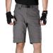 FREE SOLDIER Men's Cargo Shorts with Belt Lightweight Breathable Quick Dry Hiking Tactical Shorts Nylon Spandex 32W x 12L Gray