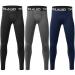 TELALEO 1/2/3 Pack Boys' Youth Compression Leggings Pants Tights Athletic Base Layer for Running Hockey Basketball Black Grey Blue 3 Pack Small
