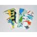 1 Ply Printed Flannel Little Wipes 8x8 Inches Dinosaurs