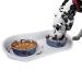 Dog Bowl Stand Collection  8.5-Inch-Tall Feeding Tray For Dogs and Cats  Dog Bowl Stands For Large Dogs With Splash Guard And Non-Skid Feet By Petmaker Standard