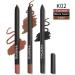 AQUAPURITY PHOERA 3Pcs Long Lasting Lip Liner and Eye Liner Set - Matte Waterproof Pencil for Women and Girls (K02) - Buy Online on SooperMarket.com