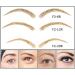 Shop Handmade Semi-Permanent Human Hair Eyebrows - Easy Stick-On Application (F2-6R) | International Shipping Available - Buy Online on SooperMarket.com