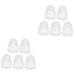 GANAZONO 10 Pcs Vegetable Plastic Fruit Fruits Ginseng Fruit Cucumber Modeling 7.6x5.6cmx2pcs Transparentx2pcs
