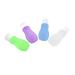 minkissy 4 Travel Shampoo Bottle Refillable Lotion Container Refillable Lotion Bottle Empty Travel Tube Small Shampoo Dispenser Empty Shampoo Tube Toiletries Dispenser Travel Size Portable