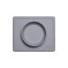 ezpz Mini Bowl (Gray) - 100% Silicone Suction Bowl with Built-in Placemat for Infants + Toddlers - Comes with a Reusable Travel Bag Grey M