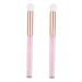 Baluue 2pcs Nose Brush Eyeshadow Brush Makeup Eyeshadow Lady Parts Eye Makeup Accessory Aluminum Tube Pink