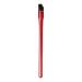 Eyebrow Brush Fiber Bristles Wild Brush with Spoolie Angled Square Professional Eyebrow Brush Applicator Flat Brush Narrow Concealer Brush for Liquid Gel and Eye Shadow 5.91 Inch Red