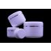 6 x Empty White Plastic Containers for Makeup | Travel Cosmetic Bottles with Screw Cap & PP Liner | Ideal for Eyeshadow Cream Lotion & Lip Balm (100g/3.4 oz) - Buy Online on SooperMarket.com