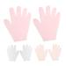 PLAFOPE 3 Pairs Cover Hands Moisturizing Repairing Gloves Lotion Gloves Silicone Gloves Overnight Moisturizing Gloves Hand Moisturizer Gloves Moisturizing Hand Covers