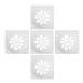 Besportble plastic canaries nest 5 pieces of bird's nest plastic hollow hollow cage eggs slip tool pan fink parrot pane bird pigeon nest bowl