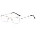 Koosufa varifocal glasses reading glasses men half frame progressive multifocus anti-blue light computer reading glasses metal workplace glasses reading help 1.0 1.5 2.5 3.5 4.0 only blue light filter gold x1 4.0 x
