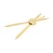 Eyebrow Ruler Adjustable Accurate Positioning Stainless Steel Material Gold Design Brow Measuring Tool Stainless Steel Fabric the Eyebrow Ruler Is Made Simple Convenient to Use i