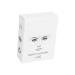 Healeved 1Box eyebrow makeup tool Eyebrow Drawing Auxiliary Tool Brow Mapping Wire Ruler 6x4.5cm White
