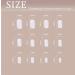 Sethexy Short Square False Nails - 24pcs French Press-On Acrylic Nails with White Pearls for Women & Girls - International Shipping Available - Buy Online on SooperMarket.com