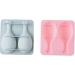 MAGICLULU 4 Pcs Sugar Mold DIY Chocolate Fondant Silicone Cake Mold for Home Pudding Mold Mold Silcone Molds Demould Silicone Candy Mold Silicone Molds DIY Baking Molds Fudge Drumstick 15.8*14.9CM x2pcs - Buy Online on SooperMarket.com