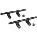 MIZUGIWA Boat Cleat Marine 316 Stainless Steel Open Base Deck Cleat Black 4 INCH - 2PCS