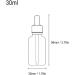 5Pcs Transparent Dropper Bottle 10ML Plastic Eye Dropper Bottles for Essential Oil Pipette Refillable - with Measured Pipette Funnel and Labels (30ml White + Gold Cap) - Buy Online on SooperMarket.com