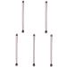 FOYTOKI 5pcs Double Ended Cosmetic Blending Eyeshadow Brush Double Sided Eyeshadow Brush Eyebrow Brush - Buy Online on SooperMarket.com