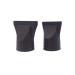 2Pcs(Non-Universal) Professional Plastic Hair Dryer Diffuser Drying Cover Narrow Concentrator Replacement Blow Flat Hairdressing Salon Styling Tool Only Special for Outer Diameter 4.5cm (Black)