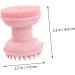 Angoily 1pc Three-in-one Bath Scalp Silica Gel Pink Washbasin - Buy Online on SooperMarket.com