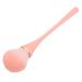 Professional Soft Hair Makeup Brush Accurate Coloring Strong Powder Grasping Apply Loose Powder Ergonomic Handle Multiple Applicable Place Leather Texture Craft Gift for Pink