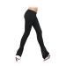 ChloeNoel P22 All Black 3" Waist Band Figure Skating Pants 12-14