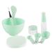 minkissy Makeup makeup tool kit makeup Brush spatulas Puff Soaking Bottle Gauges facial spoon makeup Spray Bottle makeup Bowl makeup mixing large makeup Mask medium Green