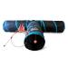 Feline Ruff Premium 3 Way Cat Tunnel. Extra Large 12 Inch Diameter and Extra Long. A Big Collapsible Play Toy. Wide Pet Tunnel Tube for Other Pets Too! Black/Blue