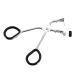 Dajidafu 2 Pieces Eyelash Curlers Stainless Steel Portable Lash Curler Cosmetic Tool with Silicone Pads for Women Adults