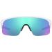 Oakley Oj9010 Resistor Rectangular Sunglasses | Polished White/Prizm Sapphire | 20 mm - Buy Online on SooperMarket.com