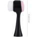Manual Face Brush Silicone Face Scrubber 2 in 1 Face Cleansing Brush for Deep Cleaning Exfoliating Facial Cleansing Brush - Buy Online on SooperMarket.com