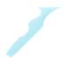 NOLITOY 4pcs Silicone Beauty Ruler Travel Makeup Bags Eyelash Guide Mascara Makeup Supply Mold Pad