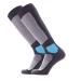 SOLAX Women's and Men's Wool Over The Calf Ski Socks Super Warm Outdoor Full Protection High Performance Ski Socks Medium Black-173