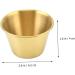Zerodeko 4pcs Stainless Steel Dipping Sauce Cup Soup Sushi Dipping Bowls Sauce Seasoning Plate Stainless Steel Sauce Dish Gravy Bowl Stainless Steel Portion Cup Desert Round Soy Sauce Bowl - Buy Online on SooperMarket.com