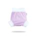 Petit Lulu Pull Up Cloth Nappy Wrap | Size S | Washable Diaper Wrap | Reusable Cloth Nappies | Made in Europe (Lilac)