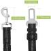 LauCentral Dog Seat Belts for Car Headrest Restraint Puppy Safety Adjustable Dog Car Seatbelts and Strong Leash Leads Accessories for Dogs Cats Pets Black - Buy Online on SooperMarket.com