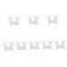 Toyvian 16 Pcs Comfort Doll Bunny Stuffed Animals Organic Stuffed Animals Soothing Toys for Babies Lovey Blanket Bunny Rabbit Blanket Lovey Animal Blanket Infant Soother Baby Soother Towel Assorted Colorx8pcs 28X10CMx8pc...