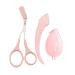 Jkapagzy Eyebrow Trimming Eyebrow Face For Women Professional Eyebrow Scissors Scraper Brow Accessories Comb Trimmer Rose