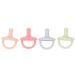 Silicone Baby Pacifier Set - 4PCS Breast-Like Design with Skin Texture for Nursery | International Shipping - Buy Online on SooperMarket.com