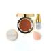 MagicMinerals AirCushion Foundation & Liquid Silk Primer by Jerome Alexander Makeup with Skincare Active Ingredients Full Buildable Coverage (Medium)