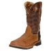 Justin Boots Men's Hybred Caramel Crock Print 12" Buff Top Comp Toe Work Boot 9.5 EE