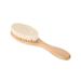 NOLITOY Mustache Bush Facial Cleansing Brush Beard Brush Beard Straightening Brush Mustache Beard Bush Beard Straightening Comb Hair Brush Wooden Anti-static Wood Carving Man 15.00X4.00X2.00CM As Shown