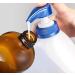 500ml Refillable Bernstein Glass Shampoo & Shower Gel Bottle with Plastic Pump - Ideal Packaging for Cosmetics & Bathroom Soaps - Buy Online on SooperMarket.com